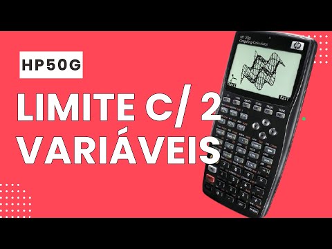 HP 50g Como fazer limite 2 variáveis Exemplo