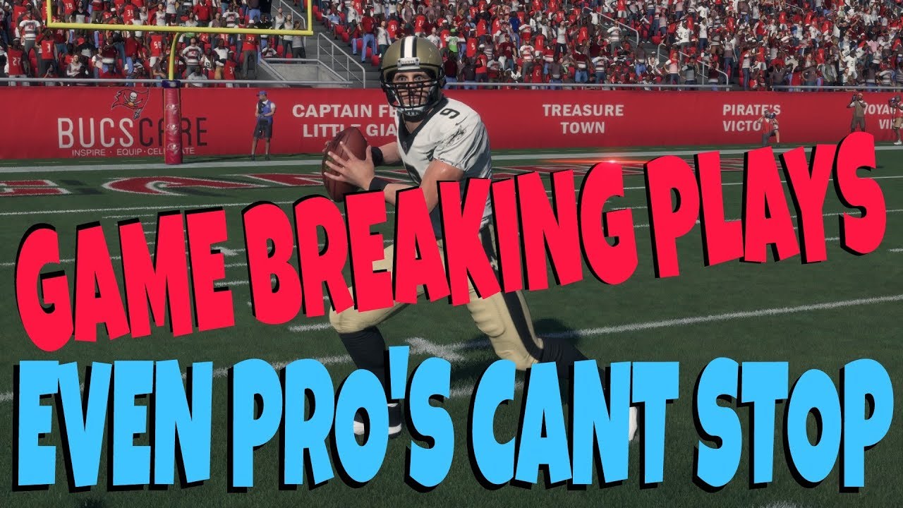 HARDEST TO STOP SCHEME IN MADDEN 18! BEST PASS & RUN MONEY PLAY SETUP TODAY! SAINTS PLAYBOOK TIPS