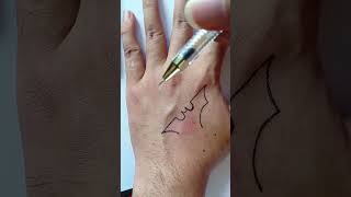 DIY Tattoo Batman Logo's by Pen | tattoo art