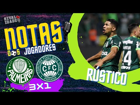 Notas Dos Jogadores Palmeiras 3 x 1 Coritiba | |Brasileirão | React Pós Jogo