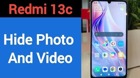 How to show and hide photo and video, Redmi 13c me photo hide kaise karen
