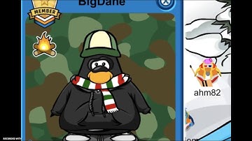 Club Penguin hanging with Big Dane ! / Original Beta Tester (on CP Rewritten)