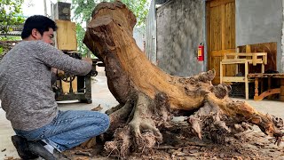 Create Unique Ideas From Tree Trunks With Strange And Mysterious Shapes by Woodworking Tools 22,040 views 5 months ago 28 minutes