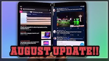 THE MICROSOFT SURFACE DUO 1 AND 2