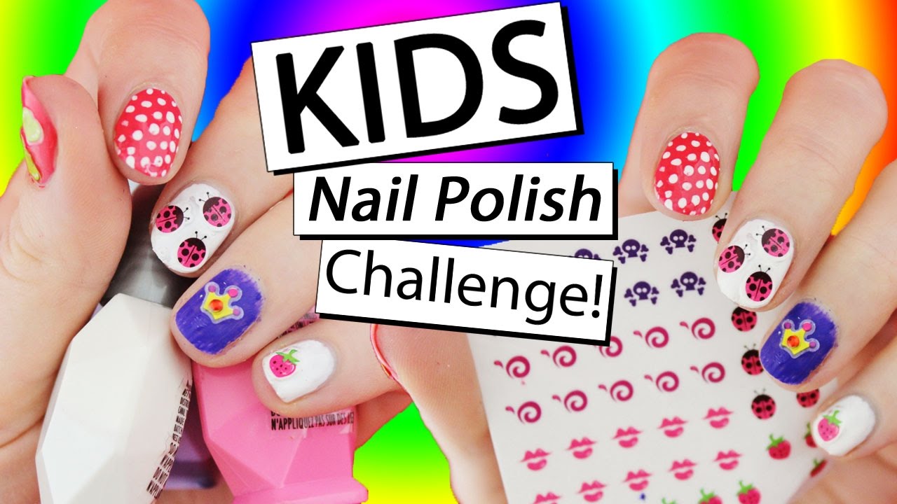 6 Innovative & Easy to Do Colourful Nail Art Ideas for Kids