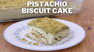 Pistachio Biscuit Cake Recipe