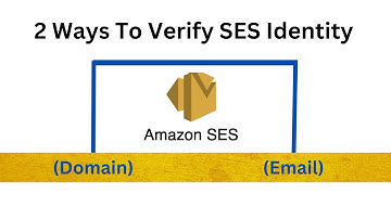 Verify Identity In AWS SES(Simple Email Service) | Verify AWS SES Identity Using Domain & Email