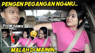 PRANK SUAMI BUTUH PEGANGAN! SUAMI SAMPE G3LI🤣🤤 MALAH DIMAININ..