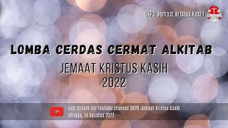 LOMBA CERDAS CERMAT ALKITAB JKK 2022. PK. 12.00 screenshot 4