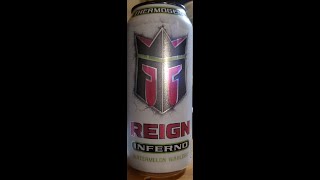 Reign Thermogenic Inferno Watermelon Warlord Energy Drink Review