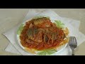 сочный пеленгас с овощами