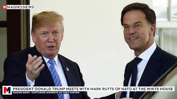 🇺🇸 President Donald Trump meets with NATO Secretary General Mark Rutte at The White House [LIVE]