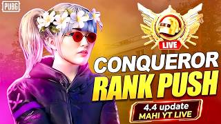 "12 HOURS LIVE" CONQUEROR PUSH IN PUBGMOBILE | MISSION BY KRIS BRO #unqgamer #bgmilivetelugu #pubg