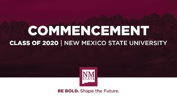 NMSU 2020 Commencement