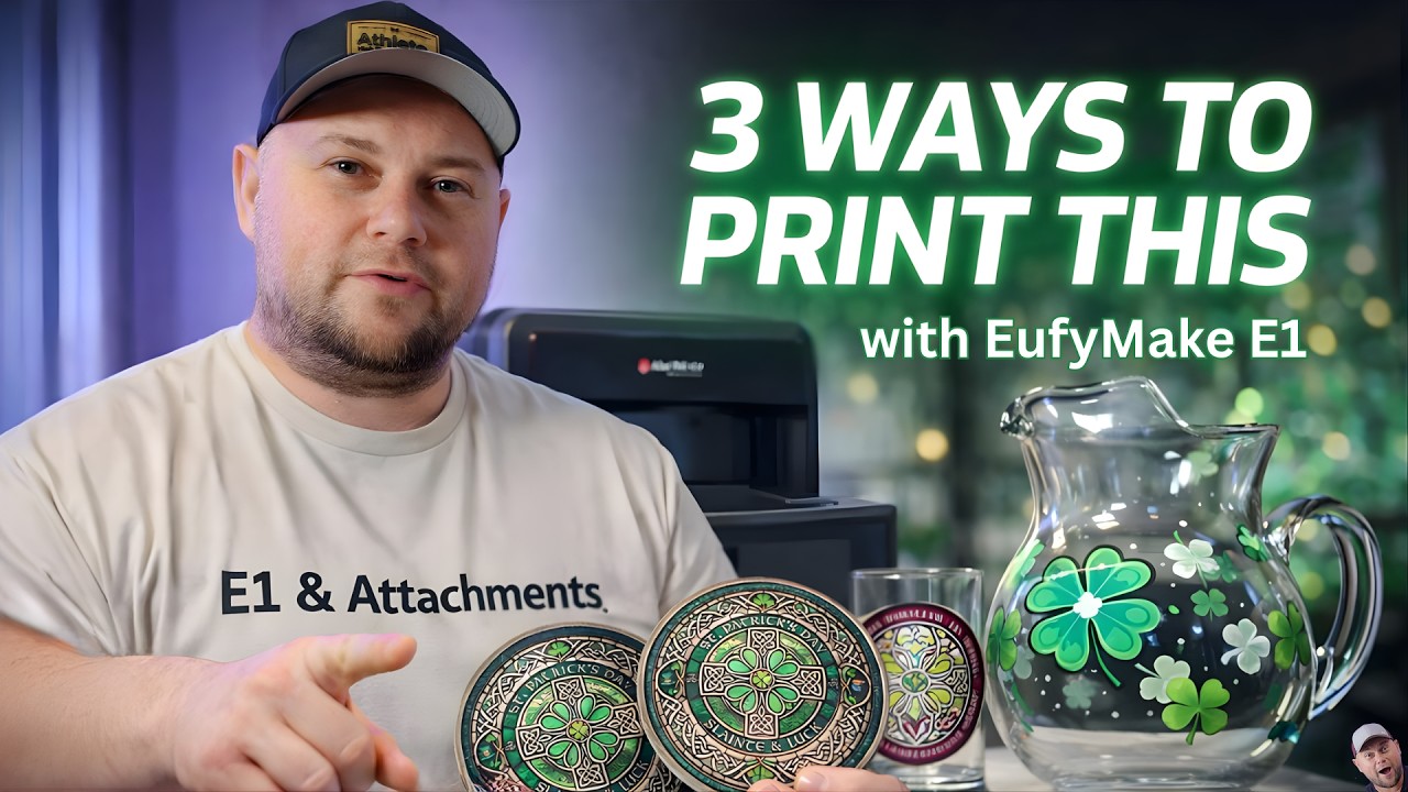 3 Ways to Print This with EufyMake E1 UV Printer (Glass, Ceramic & UV ...