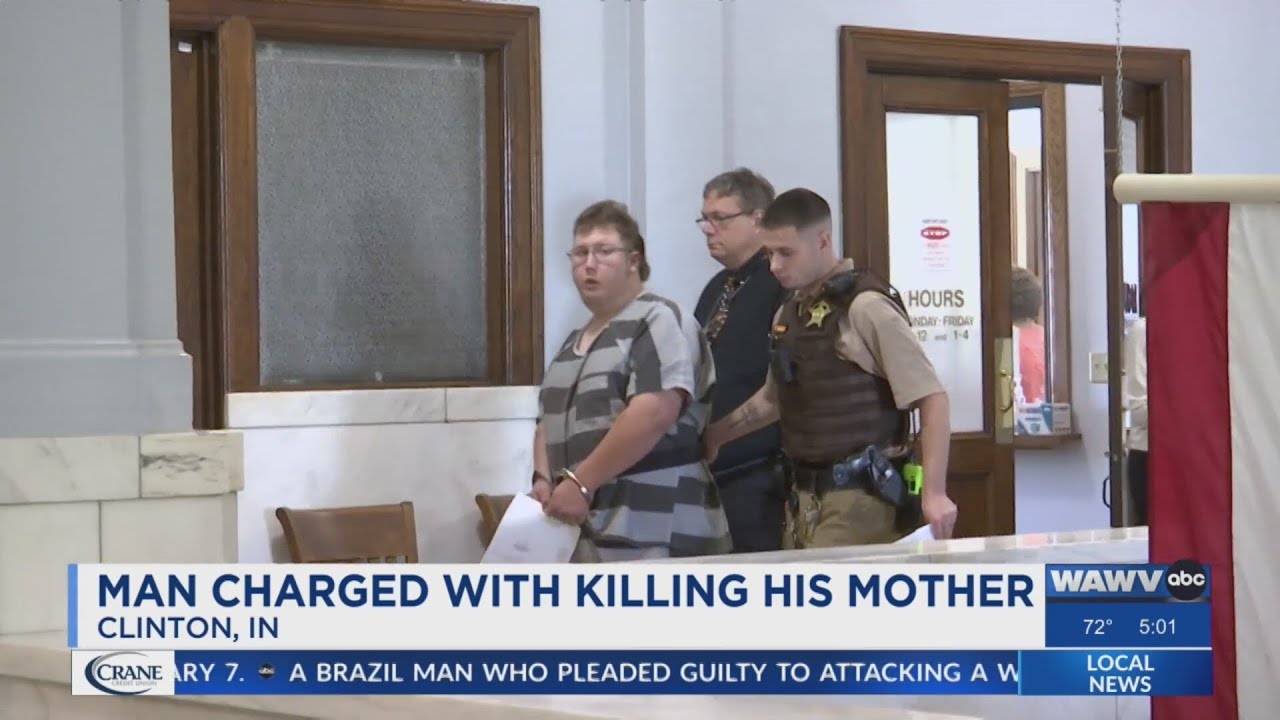 Clinton man accused of killing his mom appears in court - YouTube