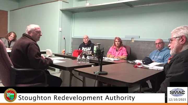 Stoughton Redevelopment Authority: 12/10/25