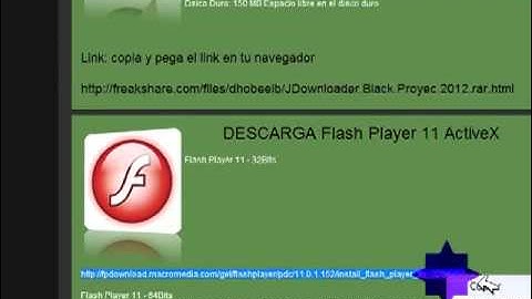 DESCARGA Flash Player 11 ActiveX