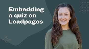 Embedding an Interact Quiz on Leadpages