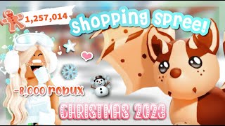 ★❄️ 2023 - CHRISTMAS SHOPPING SPREE!! -  1.2M gingerbread + 8k robux 😱🤑🛍️ screenshot 2