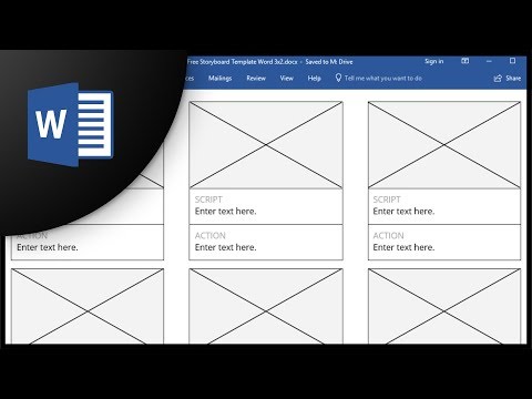 Free Storyboard Templates for Microsoft Word