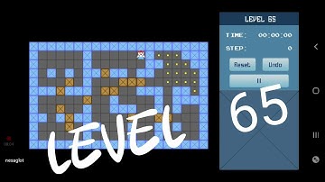 Classic Sokoban Level 65 | without UNDO | Solution 1 - 90