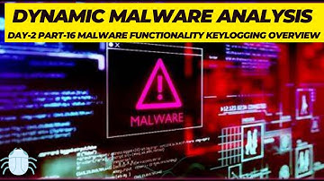 Dynamic Malware Analysis Day 2 Part 16   Malware Functionality Keylogging Overview