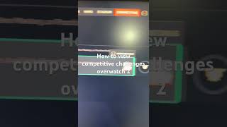 How to view competitive challenges overwatch 2