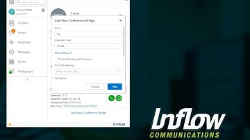 My Conference | Mitel MiVoice Connect Client
