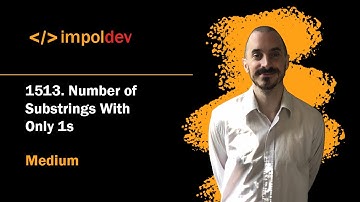 Number of Substrings With Only 1s | LeetCode 1513 - Python (2 Solutions)