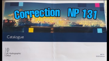 Cara correction CATALOG chart  NP 131