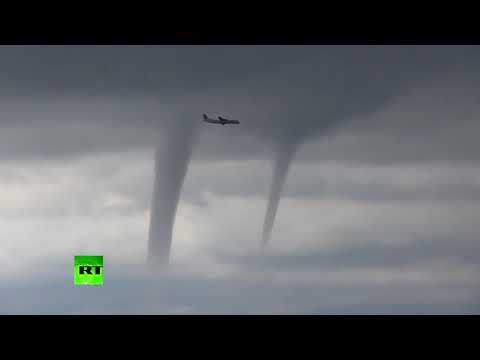 Plane dodges tornadoes in hair-raising landing in Sochi, Russia