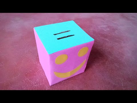 how to make a piggy bank from cardboard / gullak banane ka tareka / गुल्लक कैसे बनाएं soartcraft