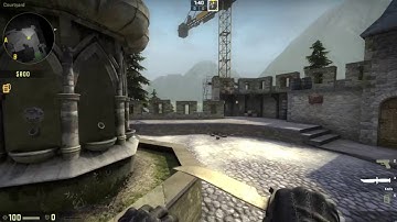 CSGO World Damage Bug in Cobblestone Map