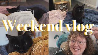 I GOT A KITTEN AH (& DID LIKE, SOME READING) || a weekend vlog