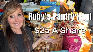 Celebrity Ruby’s Pantry Haul | $25 A Share For My Large Family | *NEW ITEMS* Net Worth