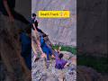 Death Track 😱🔥 | Most Dangerous Mountain Path in Gilgit Baltistan #shorts #nature #mountains #foryou