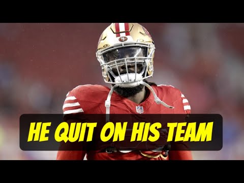 De’Vondre Campbell Has Just Quit On The 49ers - YouTube