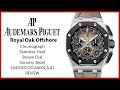 ▶Audemars Piguet Royal Oak Offshore Chronograph Taupe Brown Dial 26420SO.OO.A600CA.01 - REVIEW