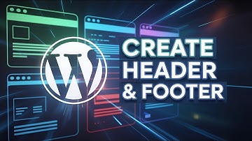 How to Add Header & Footer in WordPress (Elementor & Manual) | 2025 Portfolio Website Guide