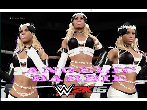 WWE2K16 - AngelicBarbie's NEW Created Diva (2016)