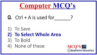 Computer Fundamental MCQ Part - 5 | computer fundamental mcq questions with answers