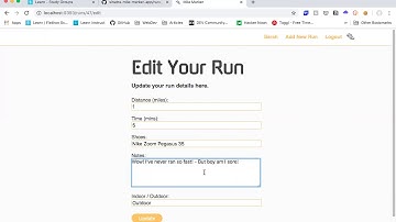 Mile Marker - Sinatra Portfolio Project (Demo)