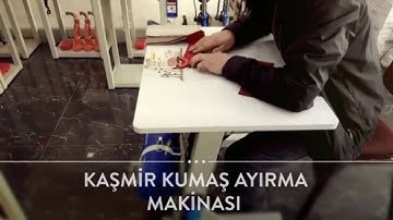 Double sided cashmere edge splitting machine