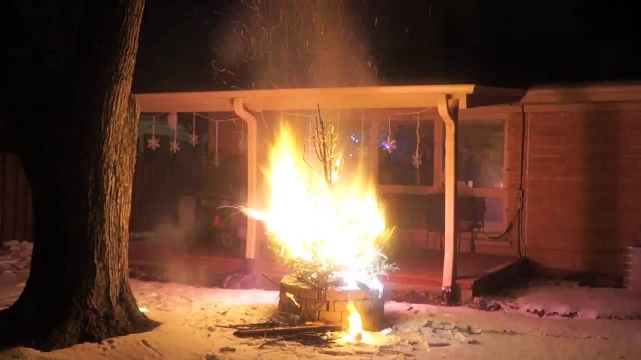 Lagrange Burning of the Christmas Tree 2015 YouTube