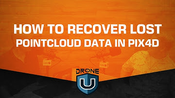 How to Recover Lost Pointcloud Data in Pix4D