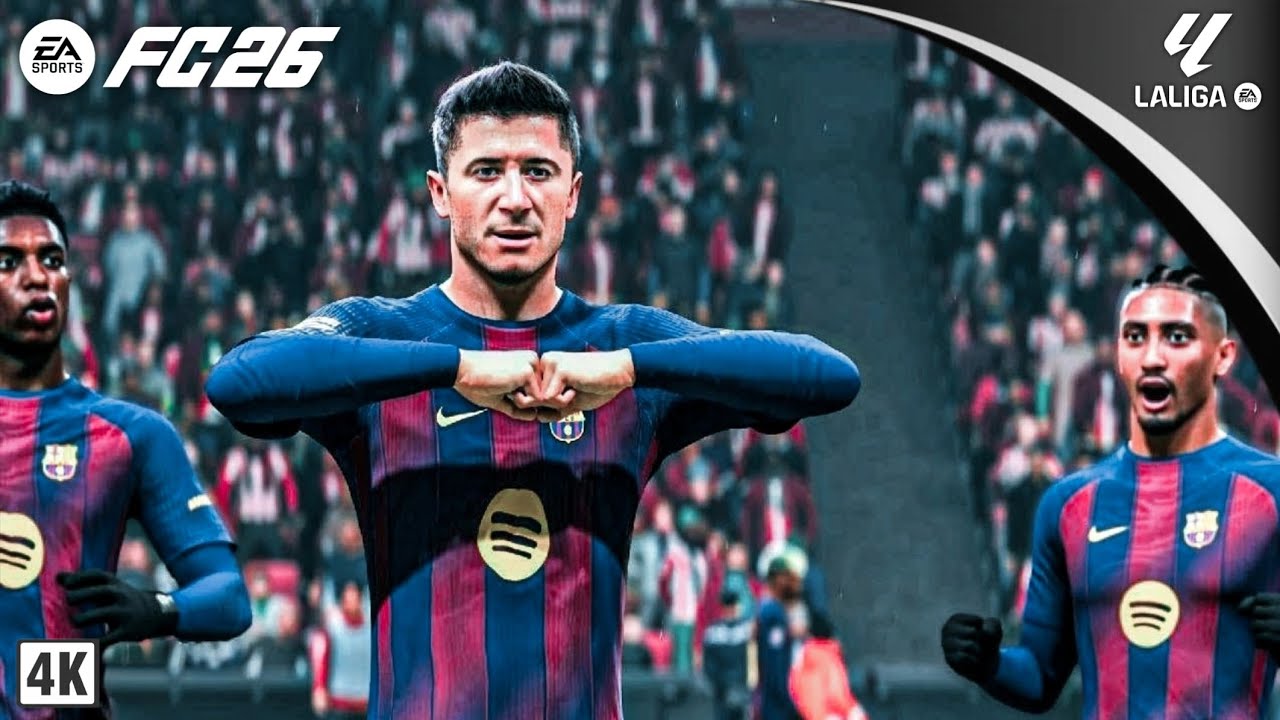 اتليتك بيلباو ضد برشلونة. الدوري الإسباني. PS5™ EA SPORTS FC26 [4K60]