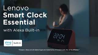 Lenovo Smart Clock Essential with Alexa Built-in Product Tour