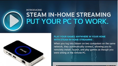 ZOTAC ZBOX PI320 pico - STEAM In-Home Streaming