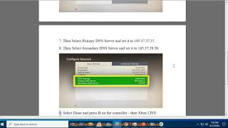 Set up Unlocator VPN Smart DNS on Xbox 360